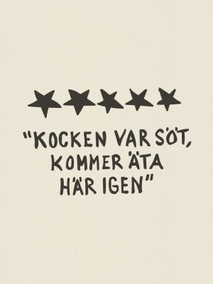 Kocken Var Söt