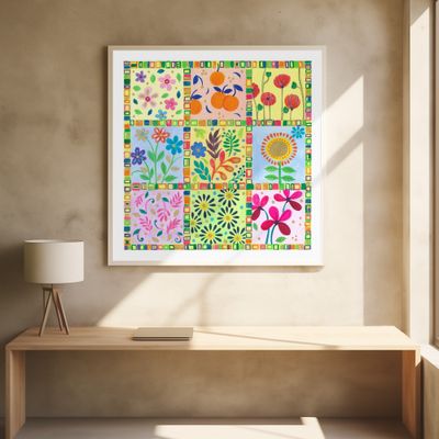Flowered Square