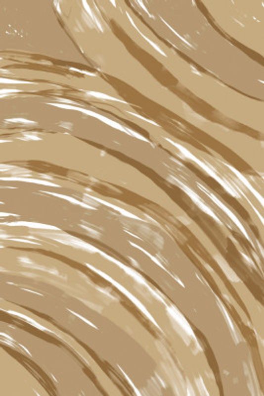 Swirling Beige and White Brushstrokes