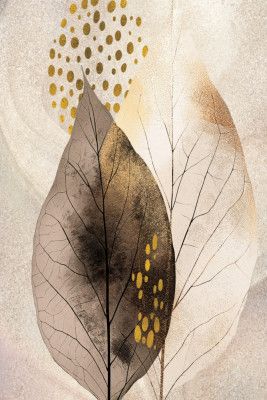 Leaves in Burnt Umber