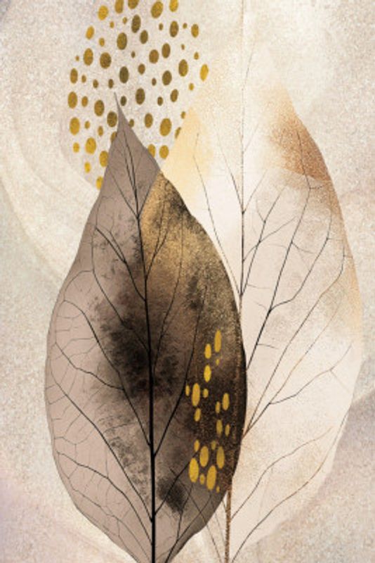 Leaves in Burnt Umber