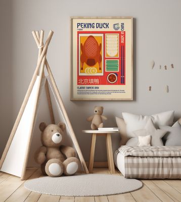 Peking Duck Japanese Food Print