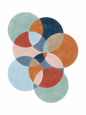 Colorful Overlapping Circles
