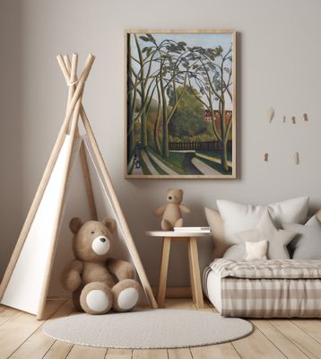 The Banks Of The Bier Near Bicetre