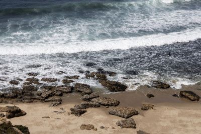 Rocky Beach Waves