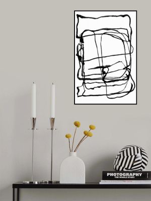 Whispering Willow Minimalist Ink Branch Art Print