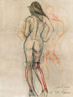 Nude Woman Figure Sketch