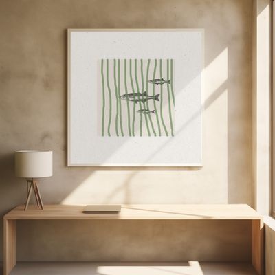 Fish in Striped Waves