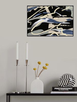 Abstract mountain range