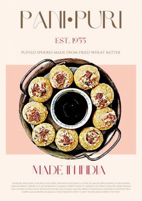 Pani Puri Print