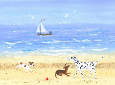 Doggy Plays On the Beach