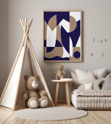 Striking Abstract Geometric Design