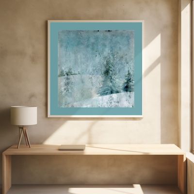 Winter Scene: Christmas Tree Vintage Style 3