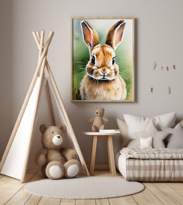Cute Watercolor Bunny