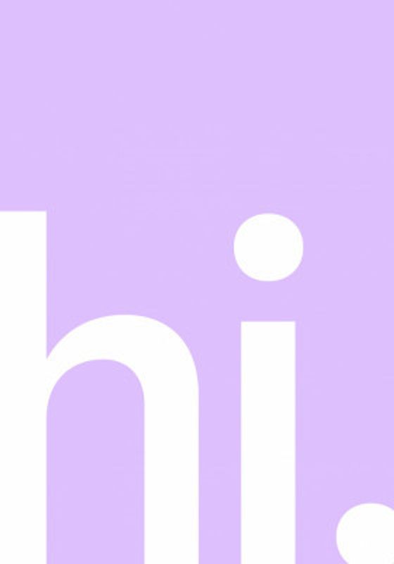 Hello in Lavender
