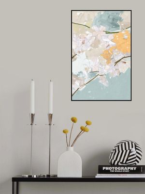 Romantic Pastel Flowers Print