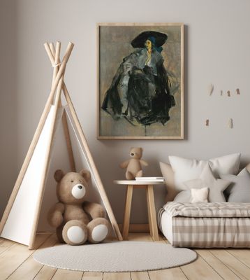 Woman In An Impressionistic Style