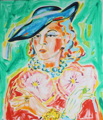 Portrait of Tamara de Lempicka, after Madame d’Ora photography