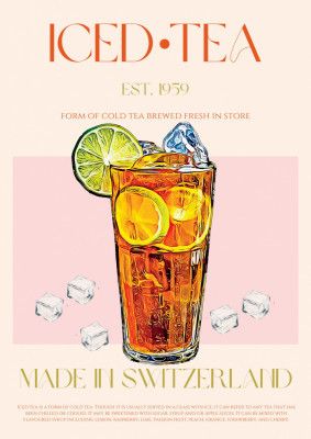 Refreshing Glass of Iced Tea