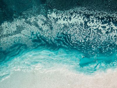 Blue Wave Relief - Aqua Floating