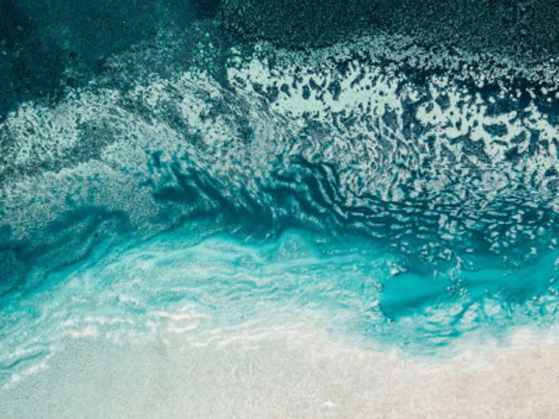 Blue Wave Relief - Aqua Floating