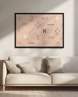 Geometric Shapes And Tribal Motifs