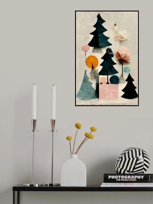 Cute Pine Tree Composition