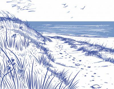 Seaside Sketch Horizontal