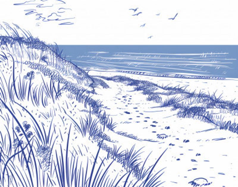 Seaside Sketch Horizontal