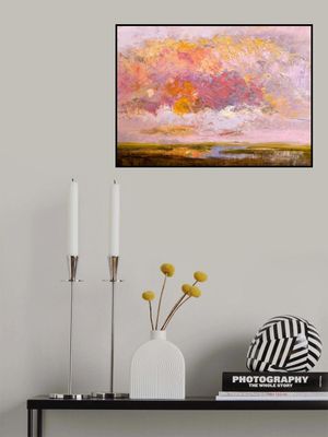 Vibrant Pink Horizon