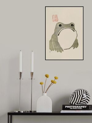 Grumpy Frog I Original