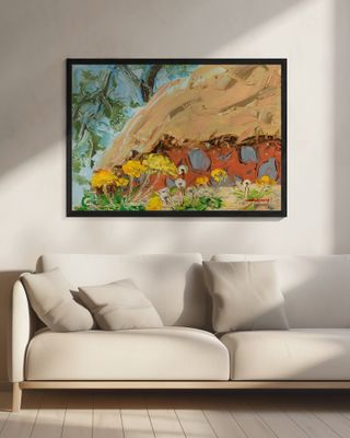 Dandelion Oil On Canvas