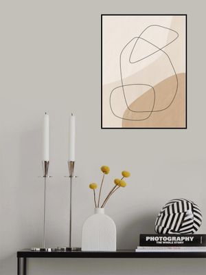Graphic Shapes &amp; Lines Poster