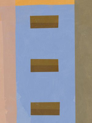 Abstract Blue Blocks