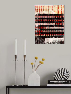 Bold Red Black and Yellow Stripes