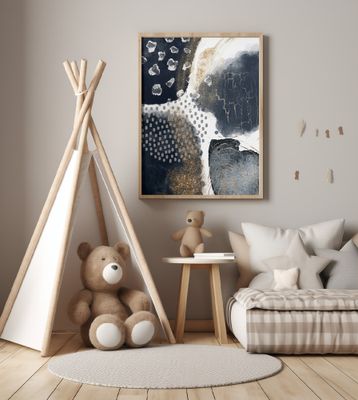 Abstract Black and Gold-1