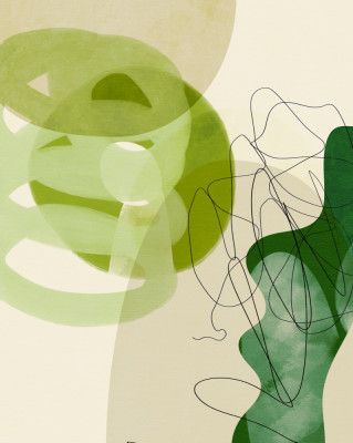 Painted Lines Green Tan 3 Kopie