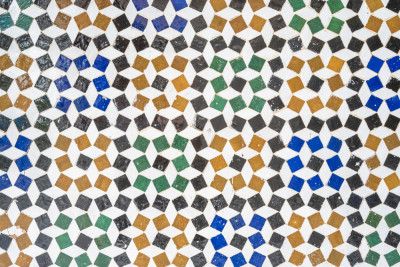 Colorful Moroccan Mosaic Tiles