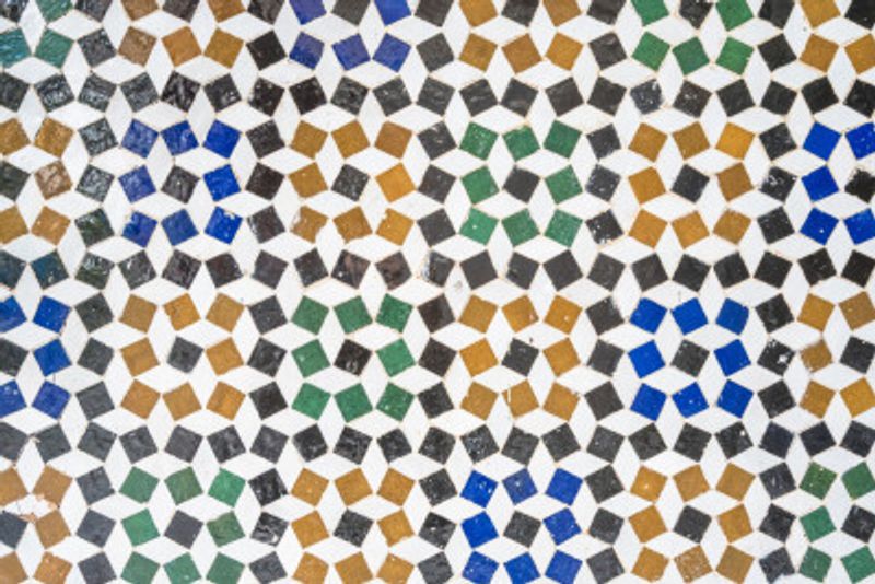 Colorful Moroccan Mosaic Tiles