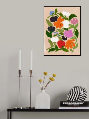 Vibrant Floral  Abstract Flowers