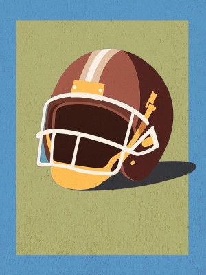 American Baseball Helmet