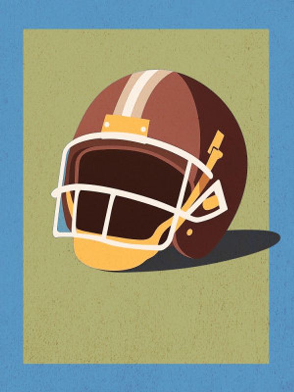 American Baseball Helmet