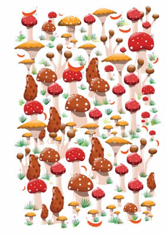 Whimsical Mushrooms