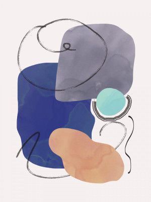 Watercolor Organic Shapes 5