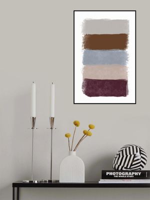 Brushstrokes in Earthy Tones