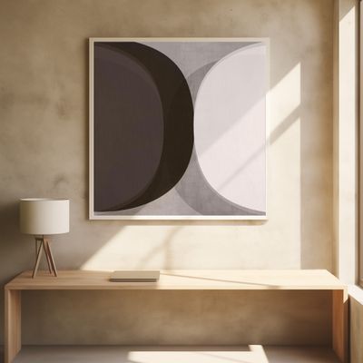 Modern Mocha Abstract Shapes 3