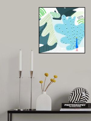 Funny Peacock in Jungle Setting by Artist Carla Daly