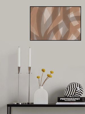 Neutral Abstract Watercolor In Nude and Pastel 5