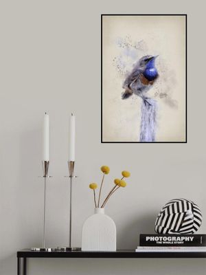 The Blue Throat Bird