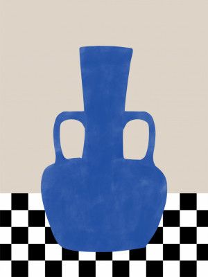 Azure Vase Chess Board